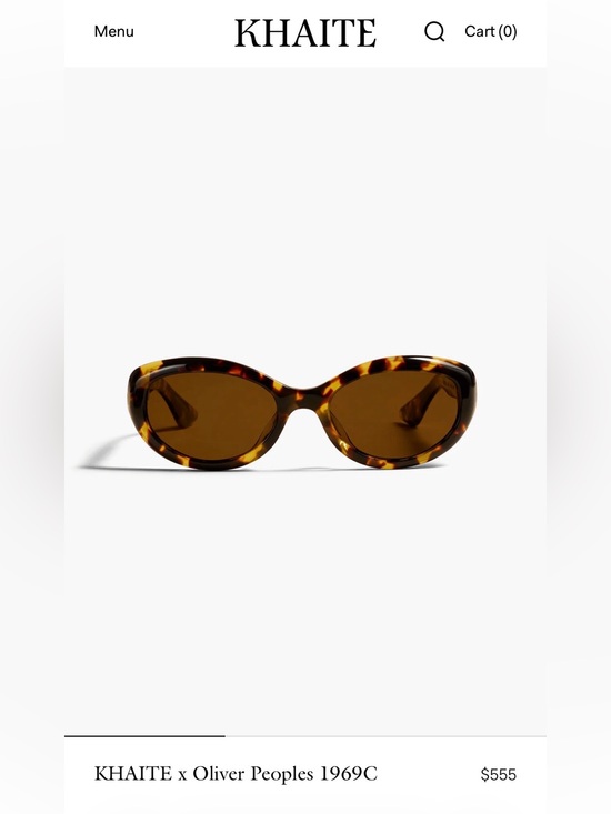 KHAITE Accessories - KHAITE x Oliver Peoples 1969C (Olivia Rodrigo, Jennifer Lawrence, Kaia Gerber)